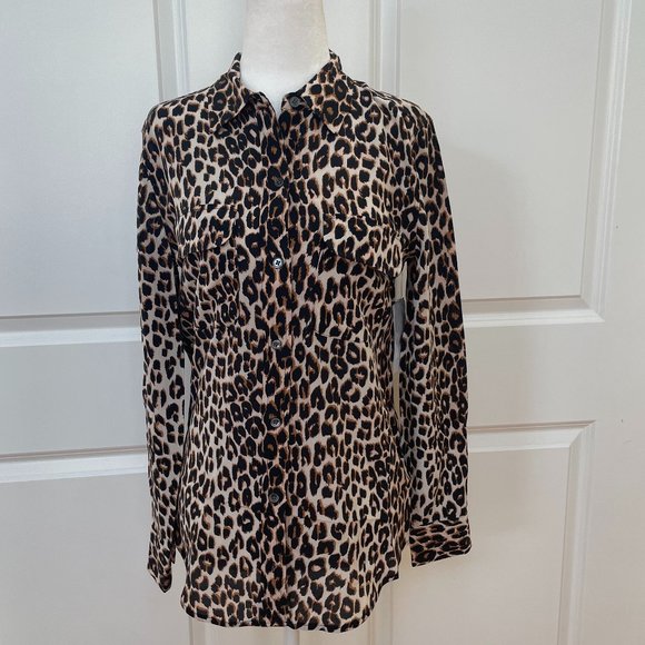 Consolata Org Leopard Print Jumper H&m Slim Signature Leopard